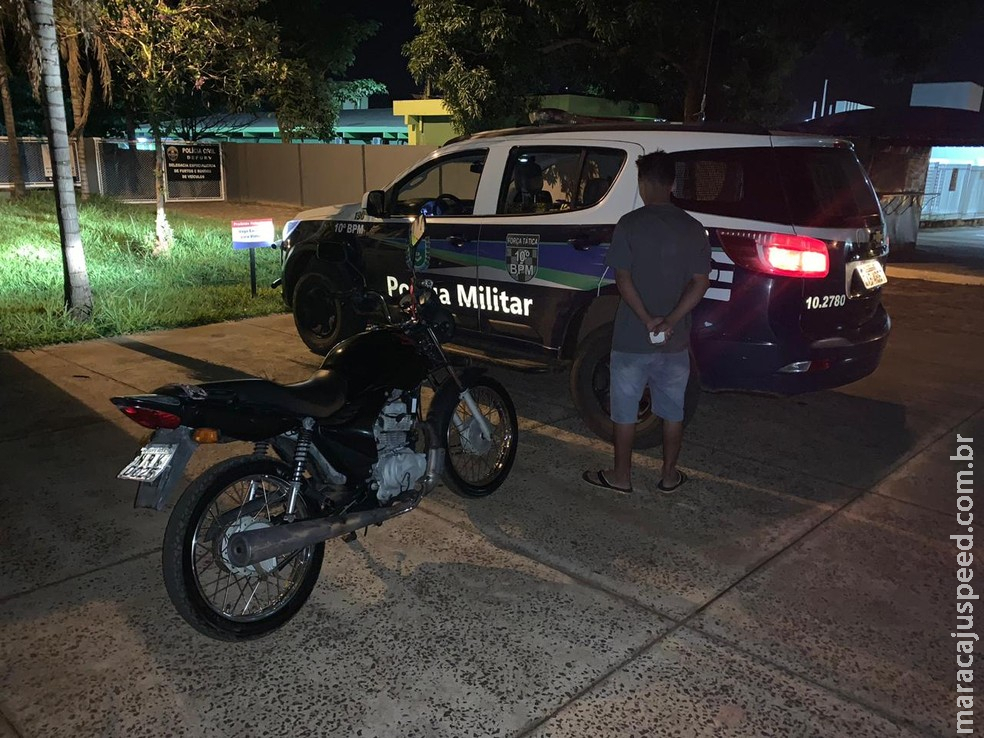 Denúncia leva polícia a apreender adolescente que tentava vender moto roubada no Facebook em MS Denúncia leva polícia a apreender adolescente que tentava vender moto roubada no Facebook em MS
