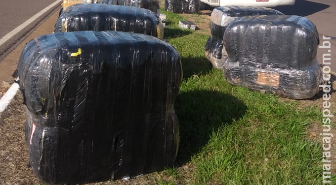 Dois foram detidos pelo DOF na região de Bataguassu com mercadorias contrabandeadas do Paraguai Dois foram detidos pelo DOF na região de Bataguassu com mercadorias contrabandeadas do Paraguai
