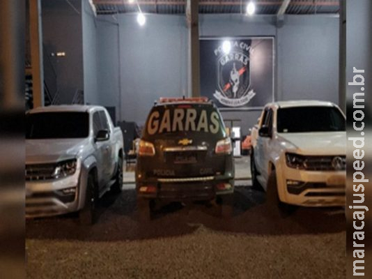 Dono de empresa de guincho é preso pelo Garras por roubo de camionetes Dono de empresa de guincho é preso pelo Garras por roubo de camionetes