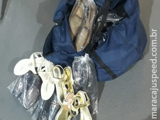 Homem é preso com 18 pares de calçados furtados em loja na 7 de Setembro 