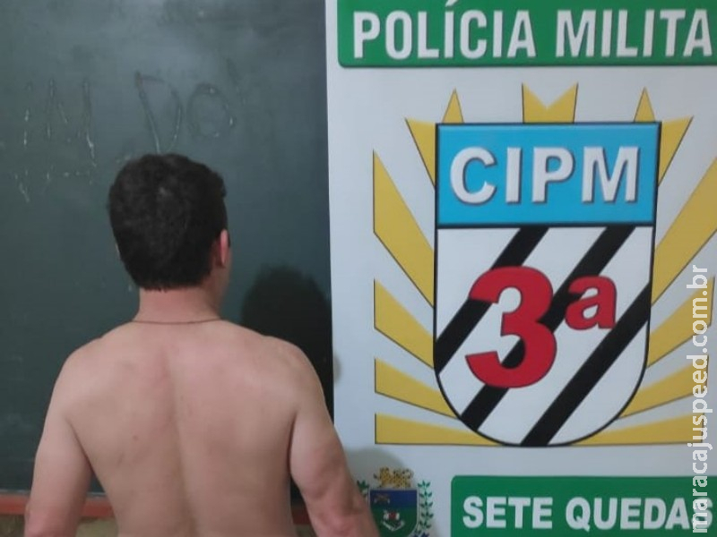Homem é preso na região de fronteira acusado de violência doméstica Homem é preso na região de fronteira acusado de violência doméstica