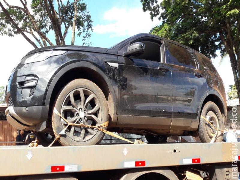 Land Rover Discovery carregado com mais de duzentos quilos de droga foi apreendido pelo DOF na região de Maracaju Land Rover Discovery carregado com mais de duzentos quilos de droga foi apreendido pelo DOF na região de Maracaju