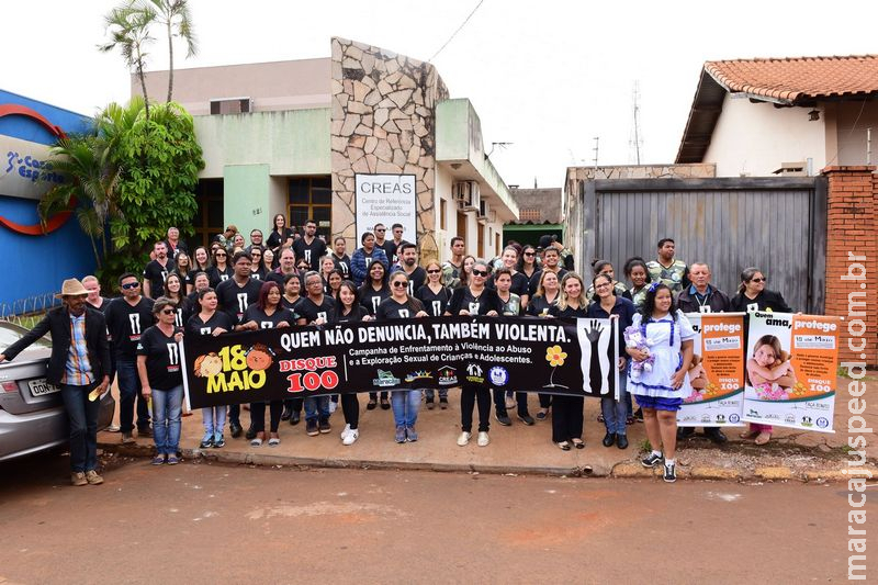 Maracaju: Passeata contra o abuso e exploração sexual movimentou o centro da cidade Maracaju: Passeata contra o abuso e exploração sexual movimentou o centro da cidade