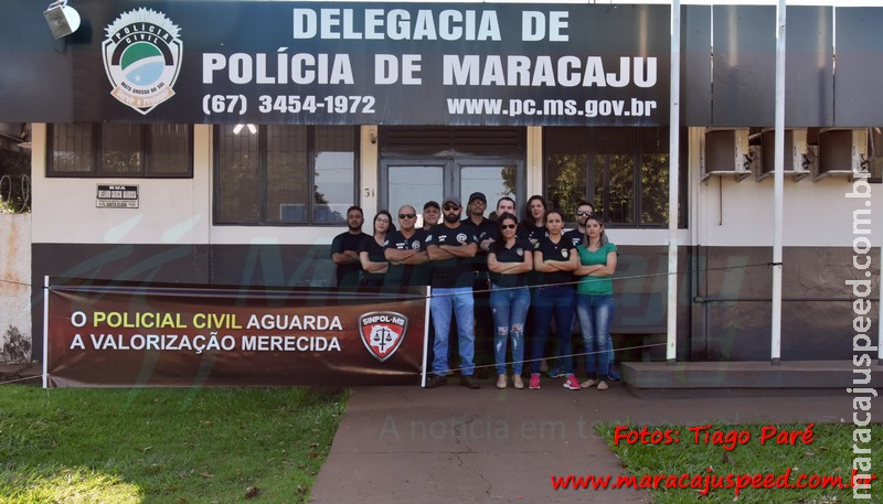 Maracaju: Polícia Civil sinaliza início de greve Maracaju: Polícia Civil sinaliza início de greve