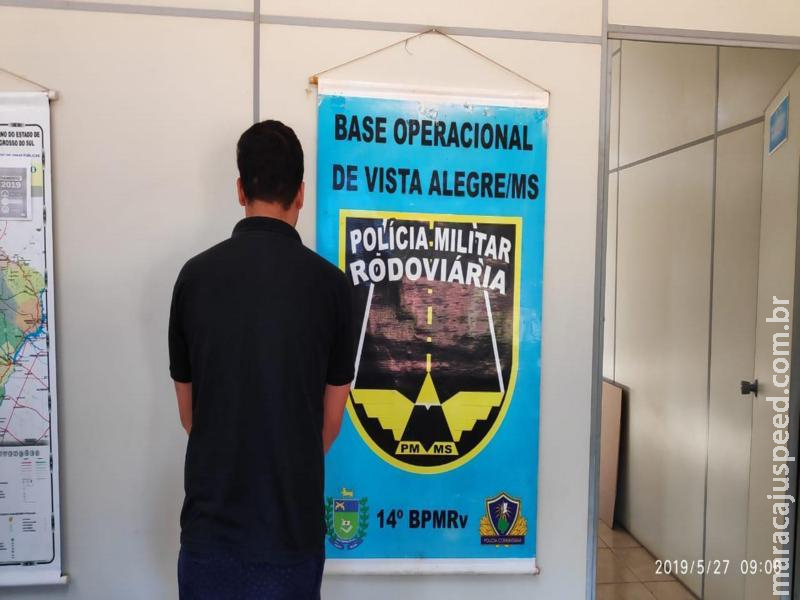 Maracaju: Polícia Militar Rodoviária prende homem com mandado de prisão por sequestro e cárcere privado na MS-164