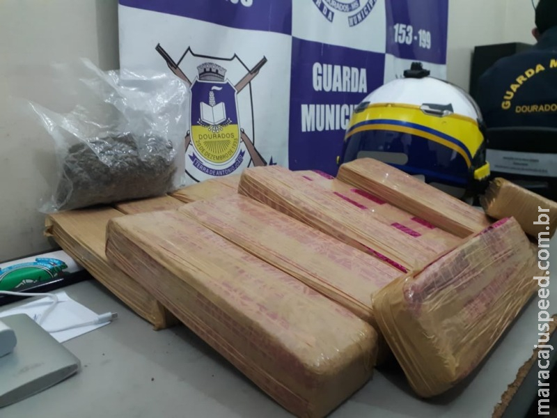 Morador de Paranaíba é preso com maconha pela Guarda Municipal