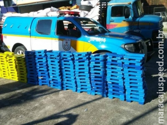 PM apreende meia tonelada de maconha que saiu de MS para o RJ