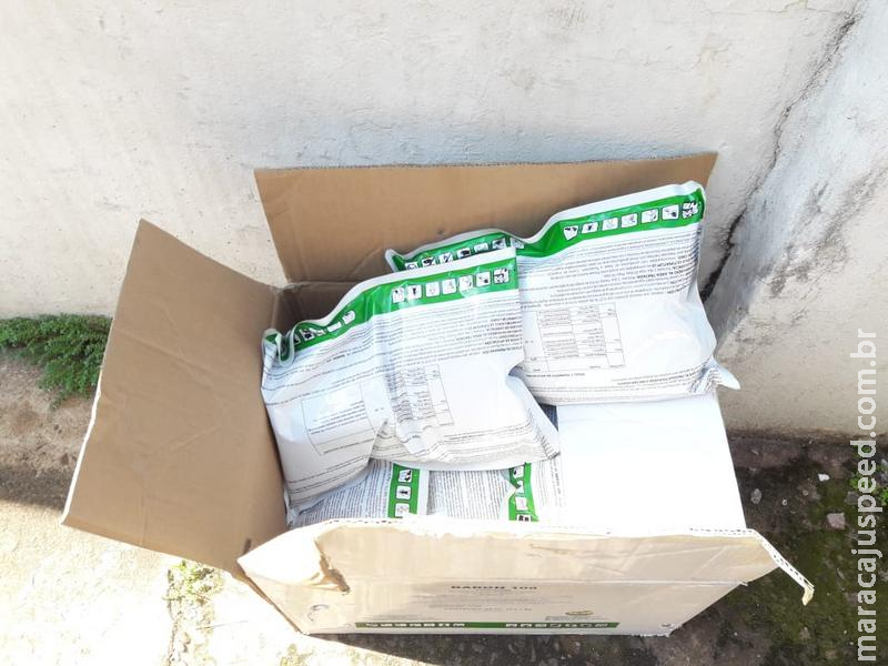 PMA autua em R$ 50 mil contrabandista preso por Policiais Militares do 4º Batalhão com 1.400 kg de agrotóxicos PMA autua em R$ 50 mil contrabandista preso por Policiais Militares do 4º Batalhão com 1.400 kg de agrotóxicos