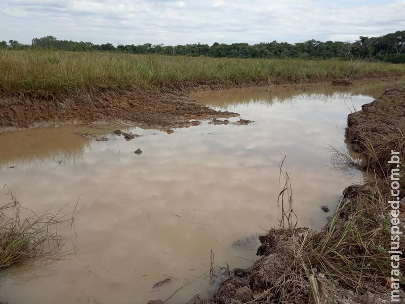 Polícia Militar Ambiental de Batayporã autua proprietário e empresa imobiliária em R$ 10 mil por construir loteamento e estrada afetando área protegida por lei Polícia Militar Ambiental de Batayporã autua proprietário e empresa imobiliária em R$ 10 mil por construir loteamento e estrada afetando área protegida por lei