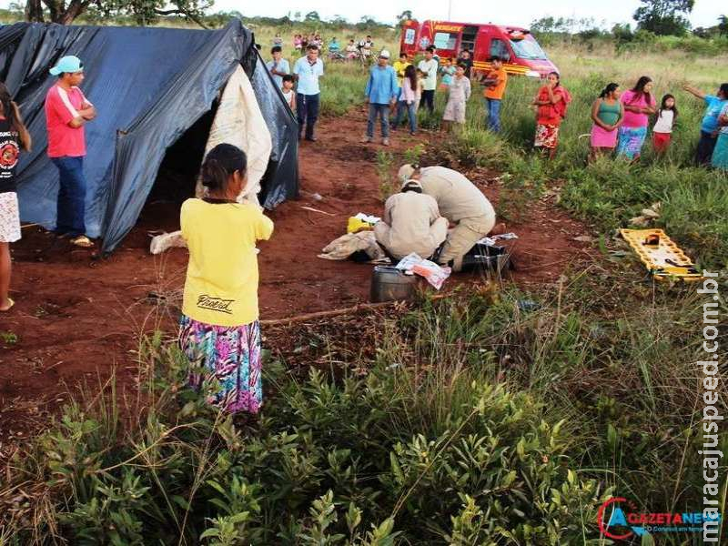 Raio mata duas pessoas em aldeia indígena