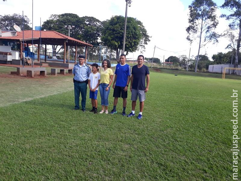 Atleta de projeto social de Maracaju é selecionado para teste no Flamengo Atleta de projeto social de Maracaju é selecionado para teste no Flamengo