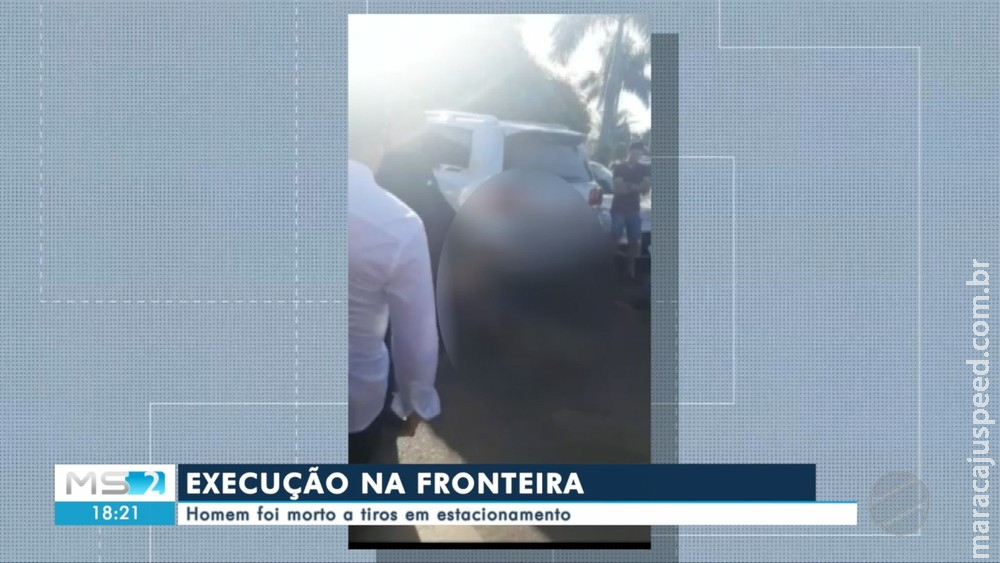 Homem é executado em estacionamento de loja de importados na fronteira com o Paraguai Homem é executado em estacionamento de loja de importados na fronteira com o Paraguai
