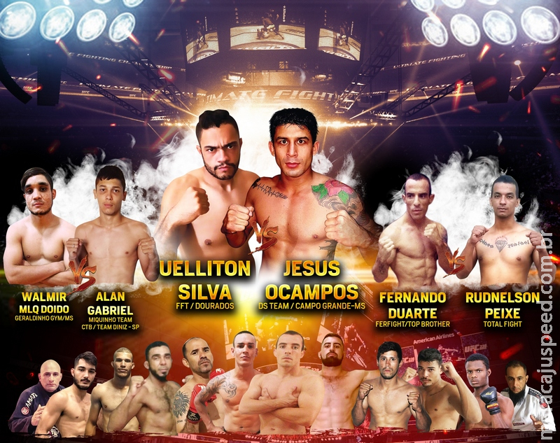 Maracaju: 4º Pretorianos reúne em Dourados os maiores nomes do MMA neste sábado Maracaju: 4º Pretorianos reúne em Dourados os maiores nomes do MMA neste sábado