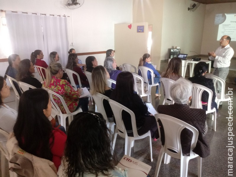 Maracaju: Dentistas e auxiliares de Saúde Bucal participaram de palestra Maracaju: Dentistas e auxiliares de Saúde Bucal participaram de palestra