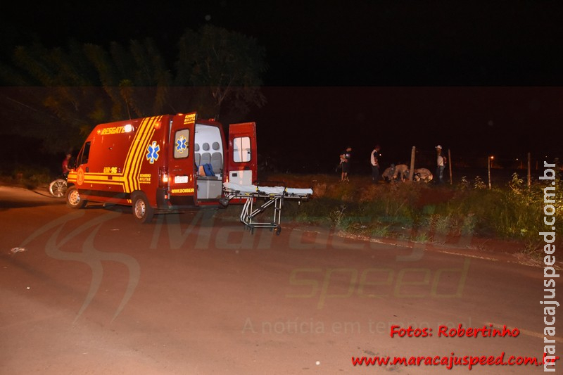 Maracaju: Mulher se enroscou em arame farpado após cair de motocicleta na Juquita