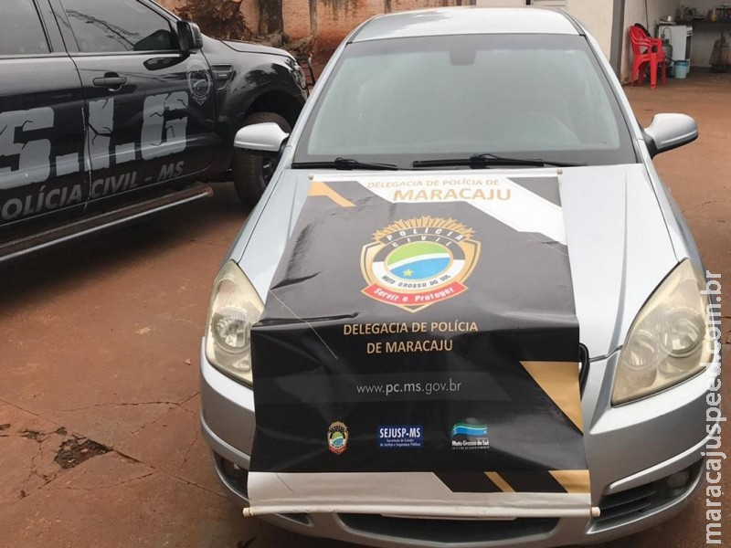 Maracaju: Polícia Civil recupera veículo furtado durante a madrugada na Vila Juquita Maracaju: Polícia Civil recupera veículo furtado durante a madrugada na Vila Juquita