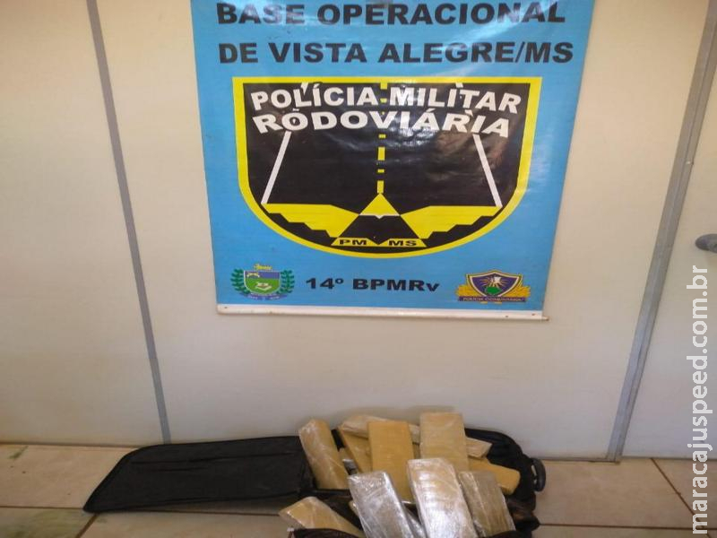 Maracaju: Polícia Militar Rodoviária apreende adolescente transportando 26 kg de maconha que seria entregue em Cuiabá