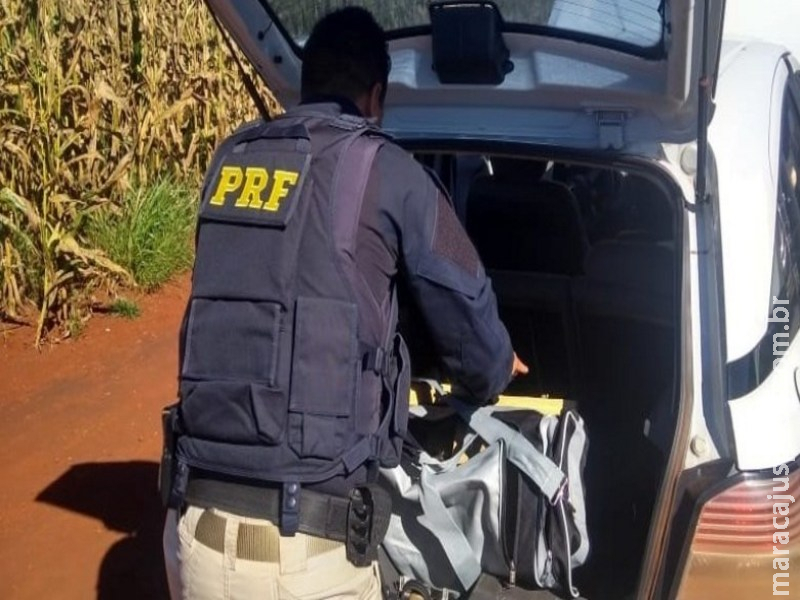 Maracaju: PRF e GAECO/MG apreendem 210 kg de pasta base de cocaína e prende batedor Maracaju: PRF e GAECO/MG apreendem 210 kg de pasta base de cocaína e prende batedor