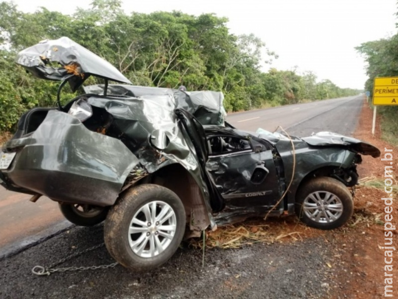 Marcelo teve o carro destruído em acidente e saiu “sem nenhum” arranhão