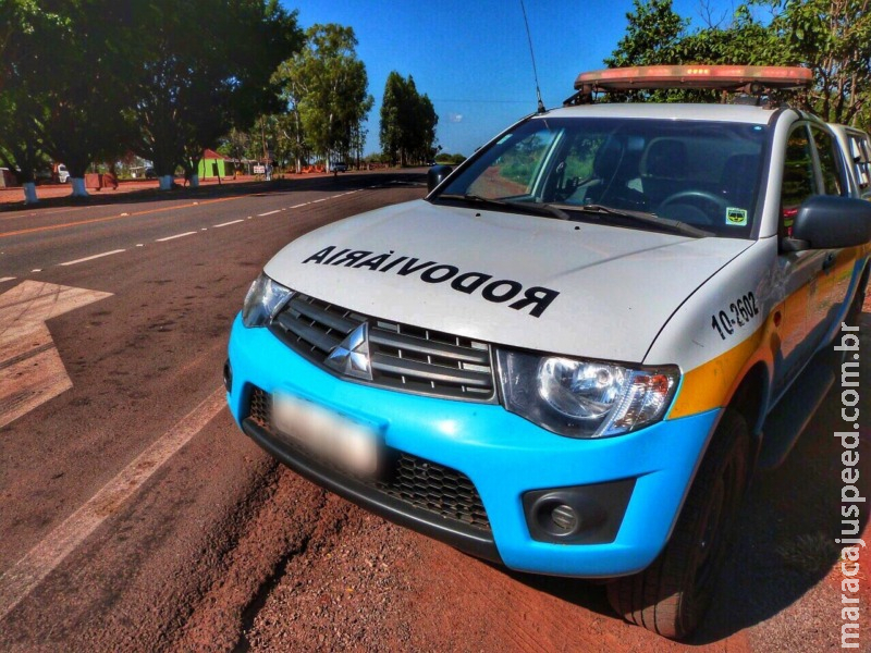 Motociclista embriagado é preso em flagrante na MS- 134 Motociclista embriagado é preso em flagrante na MS- 134