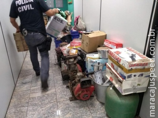 Operação apreende meio milhão em objetos que podem ter sido furtados