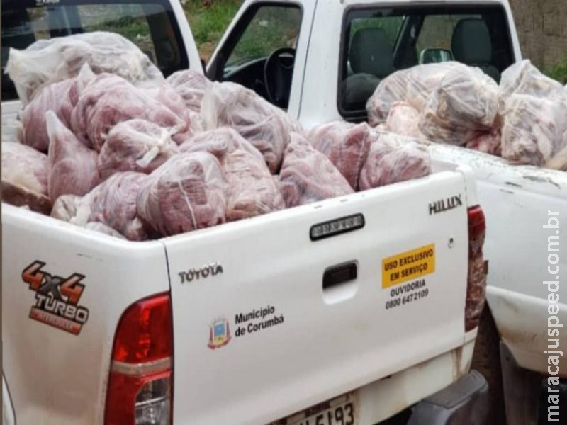 Operação apreende uma tonelada irregular de carne Operação apreende uma tonelada irregular de carne