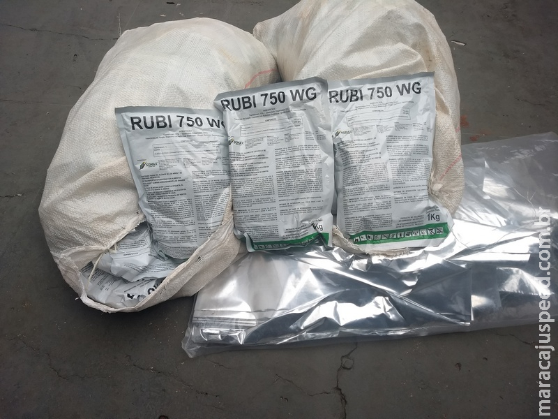 PMA autua infrator em R$ 25 mil por armazenamento ilegal de agrotóxico estrangeiro em sua residência PMA autua infrator em R$ 25 mil por armazenamento ilegal de agrotóxico estrangeiro em sua residência