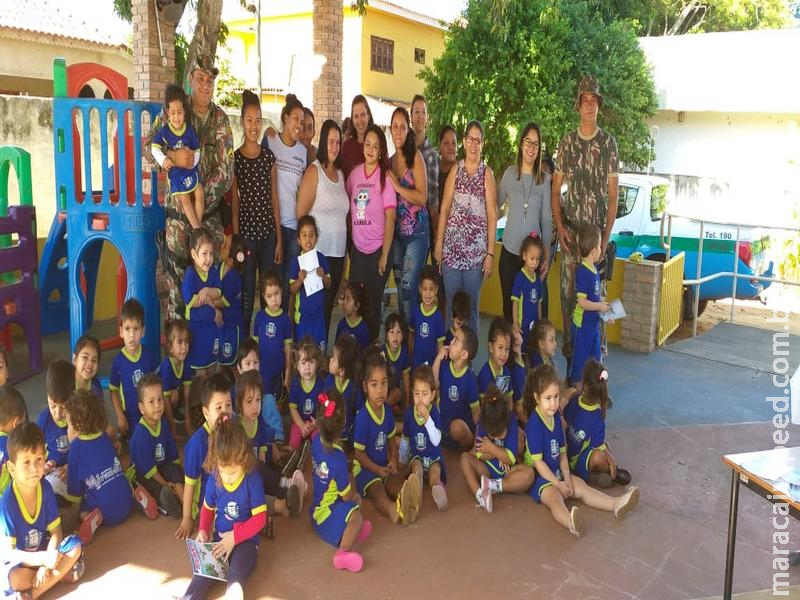 PMA realiza Educação Ambiental em escola infantil para 50 crianças PMA realiza Educação Ambiental em escola infantil para 50 crianças
