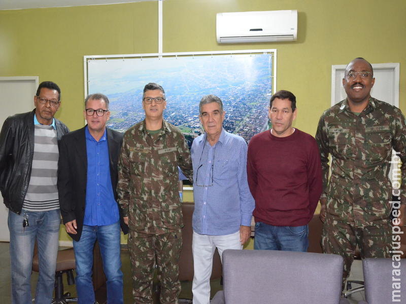 Prefeitura de Maracaju recebe militares que selecionarão jovens para servir o exército em 2020