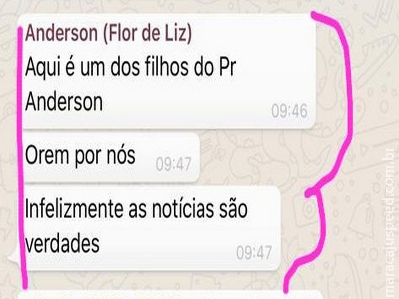 Telefone celular de pastor Anderson foi usado horas depois de sua morte, diz polícia Telefone celular de pastor Anderson foi usado horas depois de sua morte, diz polícia