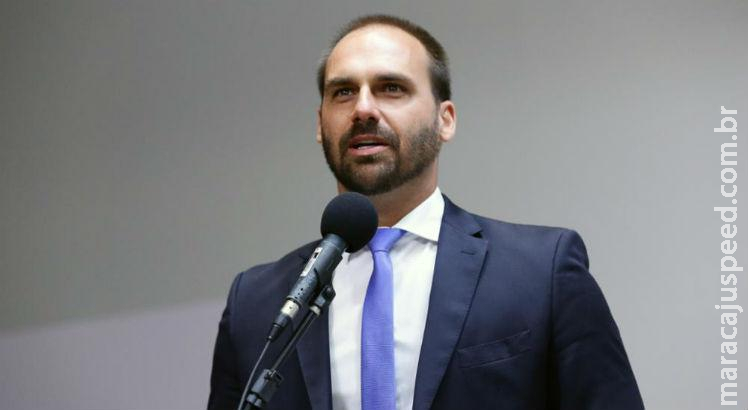 Deputado Eduardo Bolsonaro se diz disposto a renunciar para ser nomeado embaixador nos EUA Deputado Eduardo Bolsonaro se diz disposto a renunciar para ser nomeado embaixador nos EUA