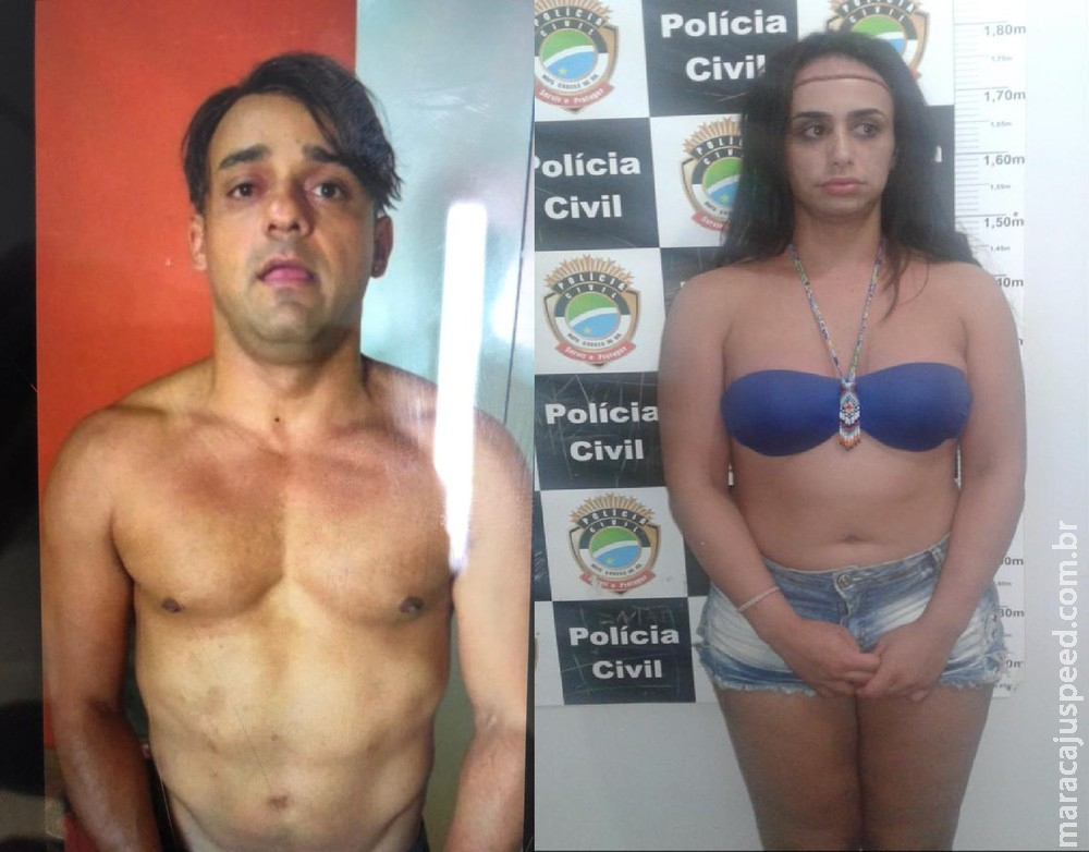 Garoto de programa e transexual são presos suspeitos de torturar cliente e dar golpe Garoto de programa e transexual são presos suspeitos de torturar cliente e dar golpe