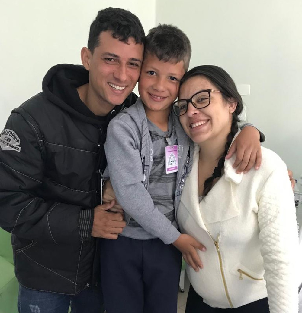 Gestante comemora cirurgia em feto com malformação ainda na barriga: Gestante comemora cirurgia em feto com malformação ainda na barriga:
