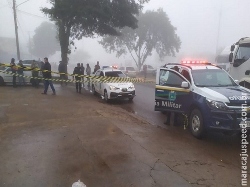 Homem é morto a tiros dentro de comércio em Ponta Porã Homem é morto a tiros dentro de comércio em Ponta Porã
