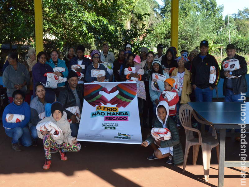 Maracaju: Campanha do Agasalho distribuiu 4500 cobertores Maracaju: Campanha do Agasalho distribuiu 4500 cobertores