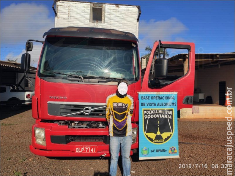 Maracaju: PMRv descobre fundo falso com 260 kg de maconha em caminhão que seguia para Minas Gerais