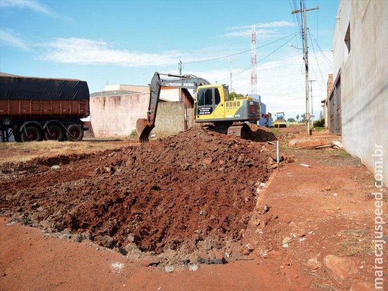 Maracaju: Prefeitura começa asfalto e drenagem no Conjunto Porto Bello com recursos prórios