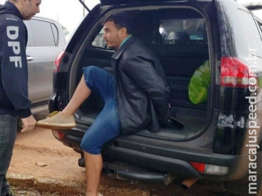 Narcotraficante brasileiro é preso na fronteira e expulso do Paraguai Narcotraficante brasileiro é preso na fronteira e expulso do Paraguai