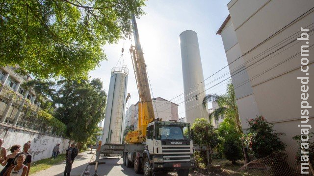 Polícia apura se reservatório furtado de condomínio seria revendido para construções ilegais Polícia apura se reservatório furtado de condomínio seria revendido para construções ilegais