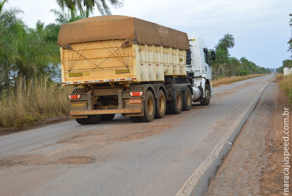 Rodovia que vai ser ‘porta de saída’ do Brasil em futuro corredor bioceânico fica quase intransitável em MS