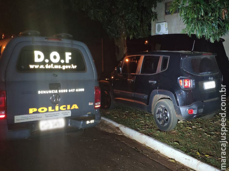 Veículo clonado que saiu de Dourados com destino ao Paraguai foi apreendido pelo DOF