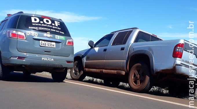 Veículo roubado foi apreendido pelo DOF na região de Amambai