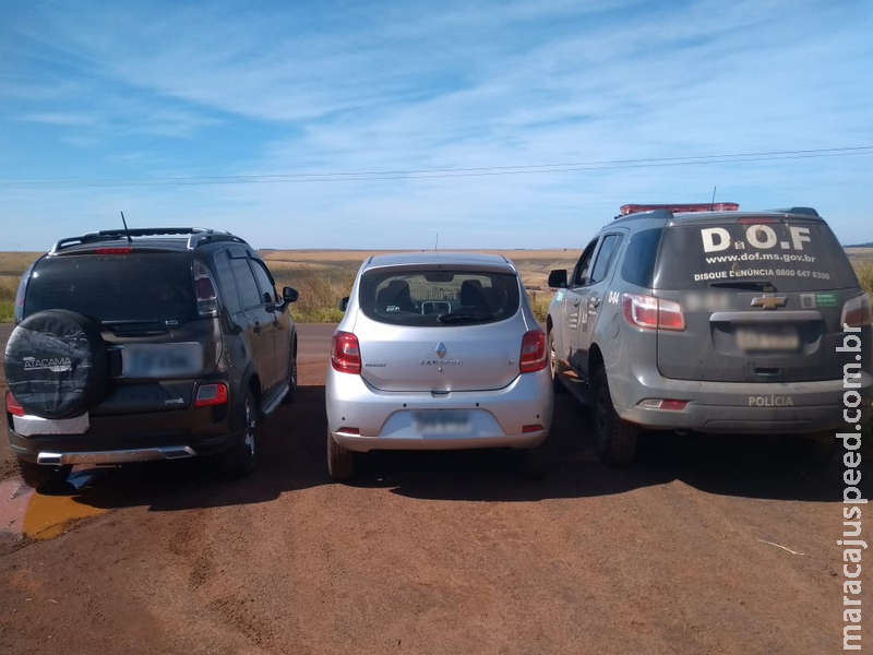 Veículo roubado no Rio Grande do Sul que seria trocado por droga no Paraguai foi recuperado pelo DOF Veículo roubado no Rio Grande do Sul que seria trocado por droga no Paraguai foi recuperado pelo DOF