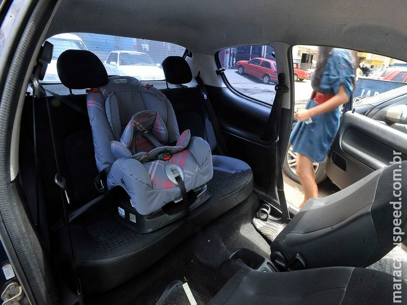 Detran explica transporte de crianças em veículos de aluguel