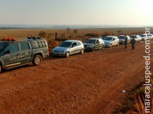 DOF apreende 7 carros na fronteira com contrabando de relógio a isqueiro