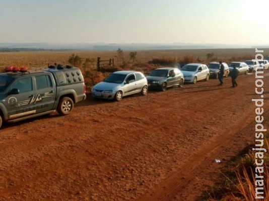 DOF apreende 7 carros na fronteira com contrabando de relógio a isqueiro DOF apreende 7 carros na fronteira com contrabando de relógio a isqueiro