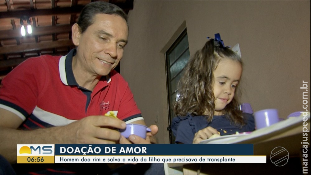 Engenheiro doa rim para filha com síndrome degenerativa: 