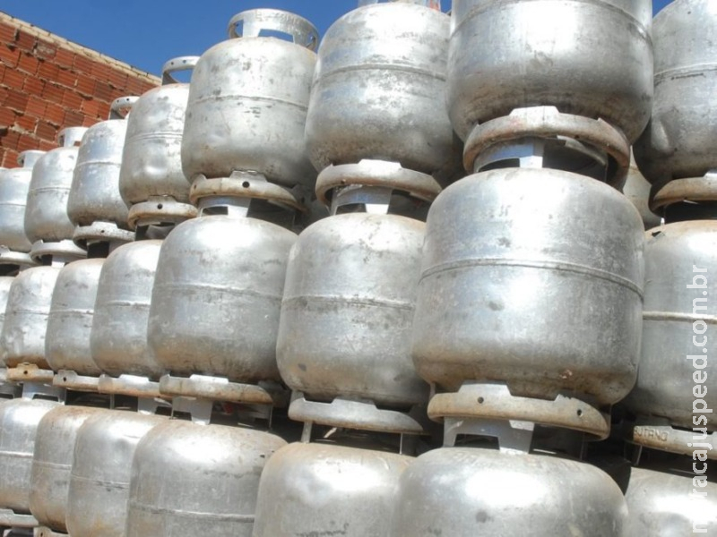 Gás de cozinha tem preço médio de R$ 75,25 em Dourados