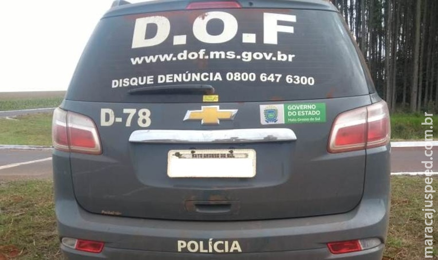 Homem evadido do Sistema Prisional foi preso pelo DOF na região de Dourados