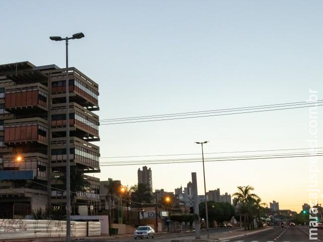Inmet prevê quinta-feira de céu parcialmente nublado e calor de 34°C em MS